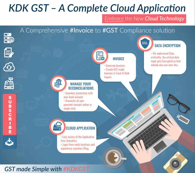 Go for  #KDK #ExpressGST a complete cloud based #Invoice to #Gst #ComplianceSolution for #Tax #Professionals & #SMBs.