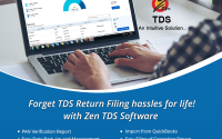 Forget TDS Return Filing hassles for life! with Zen TDS Software